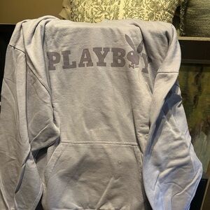 PLAYBOY Light Gray Sweatshirt